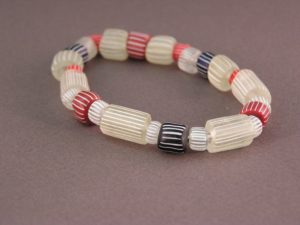 Bracelet collection of Red, Blue and Creamy white Gooseberries
