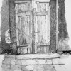 Grey Door Drawing